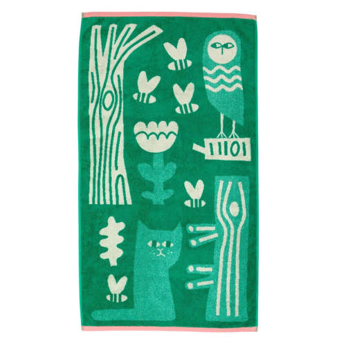 Birds and Bees Bath Towel | ŪMEI