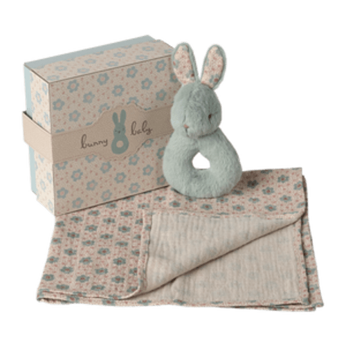 Soft Rabbit Rattle Set for Baby - Maileg - Maileg USA
