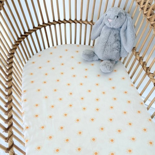 HERE COMES THE SUN | Bassinet Sheet / Change Mat Cover – Smitten Bub Co.