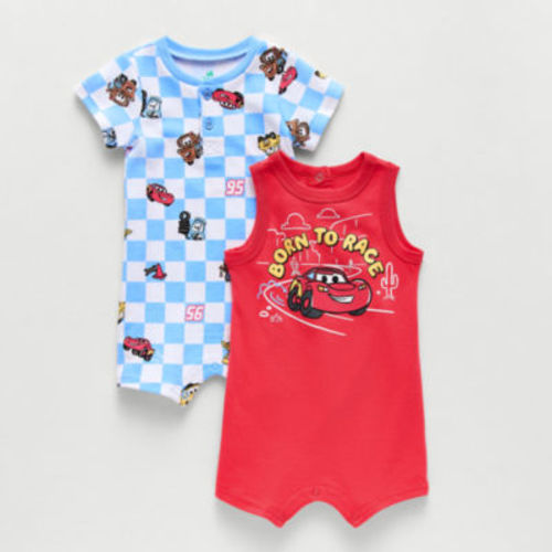 Disney Baby Boys Cars Short Sleeve 2-pc. Romper