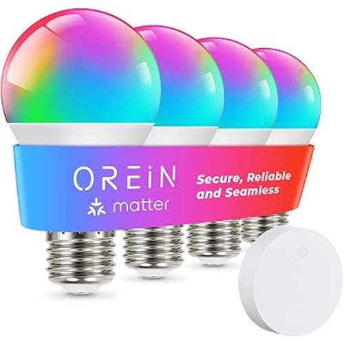 OREiN Matter Smart Light Bulb - 4 Pack