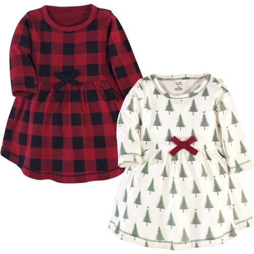 Touched by Nature Girls, Toddler, Baby and Womens Organic Cotton Short-Sleeve and Long-Sleeve Dresses