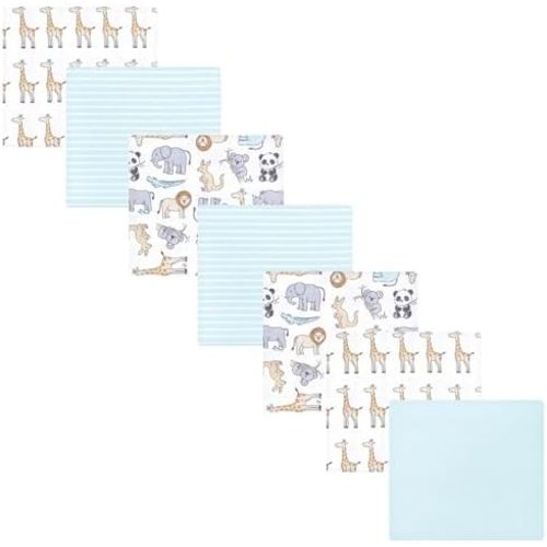 Luvable Friends Little Treasure Flannel Receiving Blankets 7pk