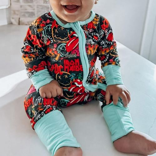 Newborn Band Pacthwork Bamboo Sleeper – Pawlulu