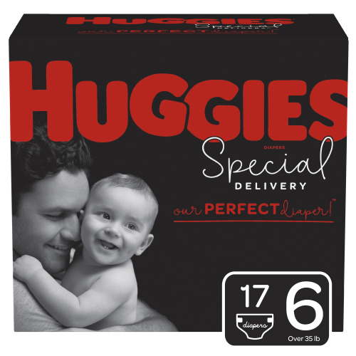 Huggies Special Delivery Hypoallergenic Baby Diapers, Size 6, 17 Ct, Jumbo Pack