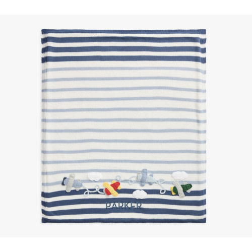 Airplane Heirloom Baby Blanket