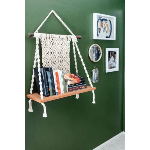 Wall Hanging Macramé Shelf — Macra Madam
