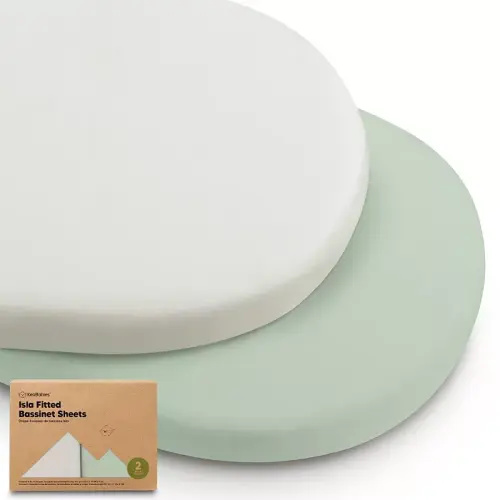 Bassinet Sheets, Almond (2 pack)