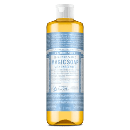 Dr. Bronner's Pure-Castile Liquid Soap, Baby Unscented