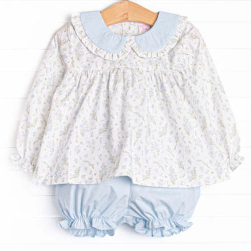 Barcelona Blues Bloomer Set, Blue – Stitchy Fish