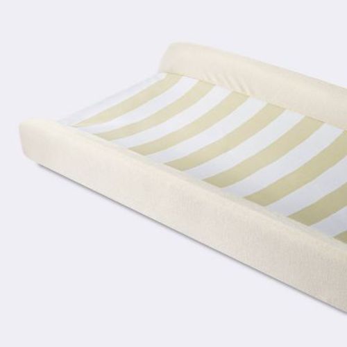 Wipeable Changing Pad Cover - Khaki Stripes - Cloud Island™