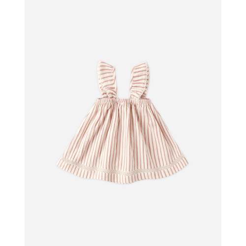 Ruffle Tank Dress Vintage Stripe