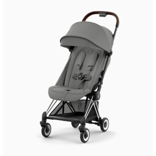 Cybex Coya Stroller, 2024, Chrome, Mirage Grey