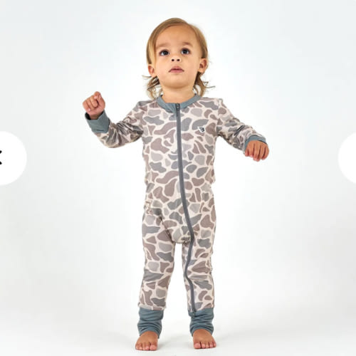 Baby Zip Up - Classic Deer Camo – BURLEBO
