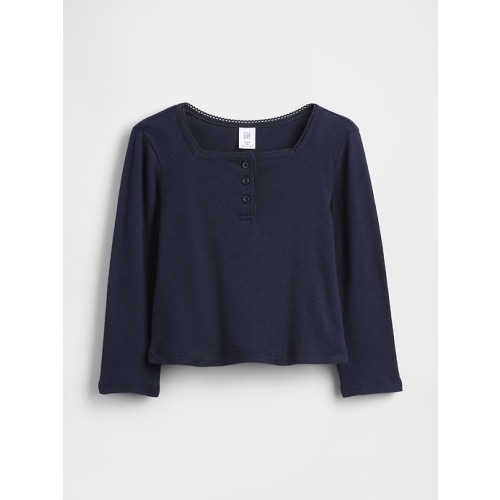 Baby & Toddler Pointelle Henley Top