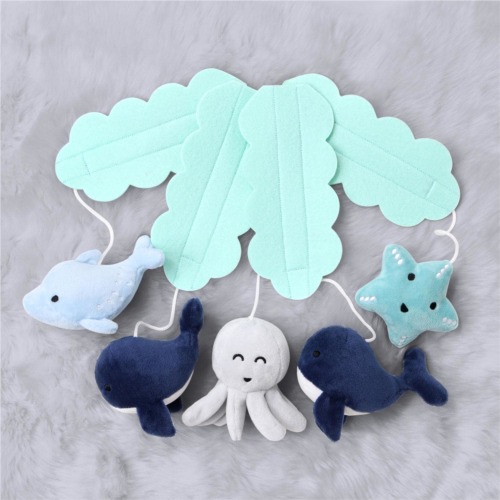 The Peanutshell Sealife Baby Musical Crib Mobile