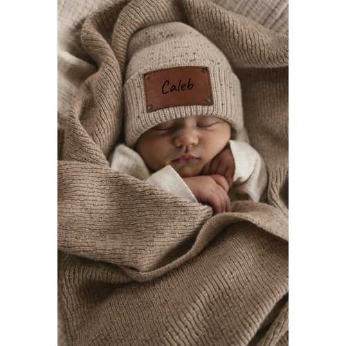 Custom Beanie| Personalized Newborn Name Hat| Baby Shower Gift| custome baby gifts| Unisex| Engraved Knit Beanie|First keepsake|New mom Gift