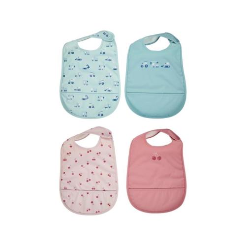 2 Pack Food Catching Bibs - Assorted - Assorted - One Size