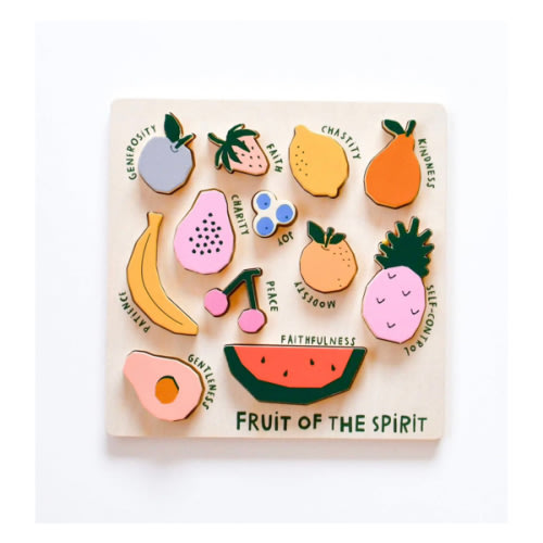 Fruit of the Spirit Wooden Puzzle | littlelightcollective