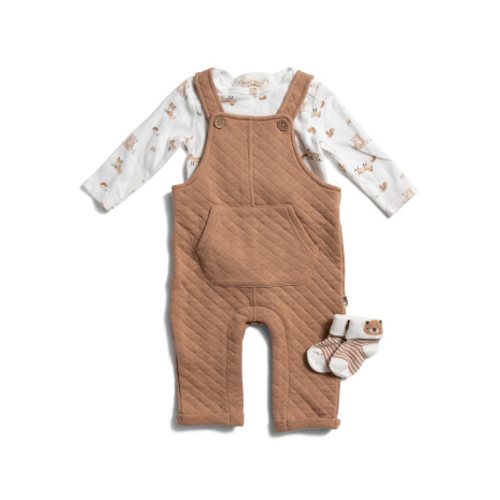 Newborn Boys 3pc Bears Bodysuit Overalls And Socks Set | Kids & Baby | T.J.Maxx