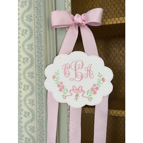 Floral Hair Bow Hanger Holder
