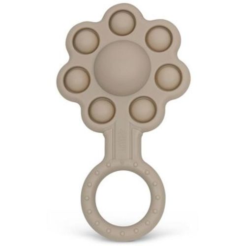 Silicone Baby Pop-it Flower Rattle - Engage Your Baby's Senses with Vibrant Colors and Popping Delight with Sensory Teething Fun (MultiColor)