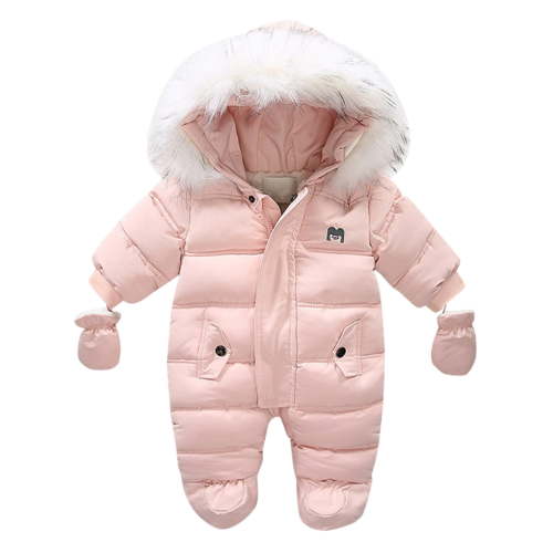 Baby Girls Boys Sweater Coat Winter Thick Warm Hooded Coat Jacket Jumpsuit Snowsuit Playsuit Romper Snow Wear 12-18 Months