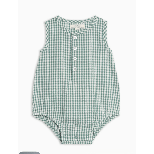 Wren Seersucker Bubble Romper