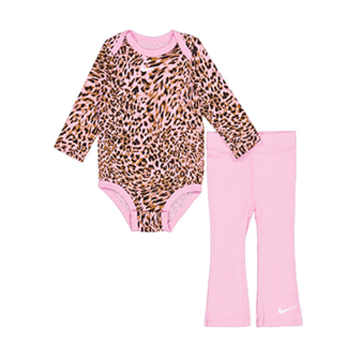 Nike Baby Girls' Leopard Print Bodysuit and Flare Leggings Set