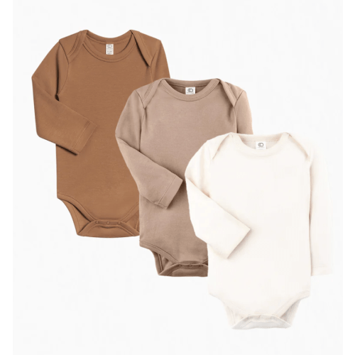 3-Pack Long Sleeve Bodysuit Bundle