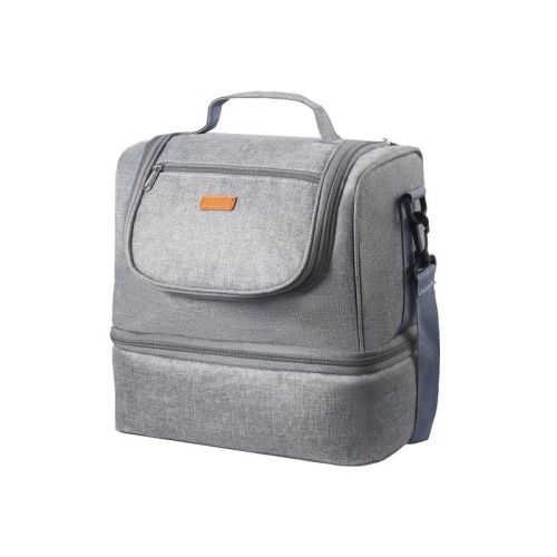 Breast Pump Bag, Breast Feeding Bag w/Ice Pack, Fits for S1/S2, Pumping Accessories & Breastmilk Storage, Portable Pump Carrying Case for Work, Travel