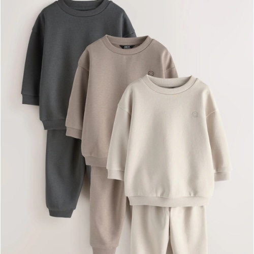 Buy Neutral Sweat Top & Joggers Set 6 Piece (3mths-7yrs) from Next USA