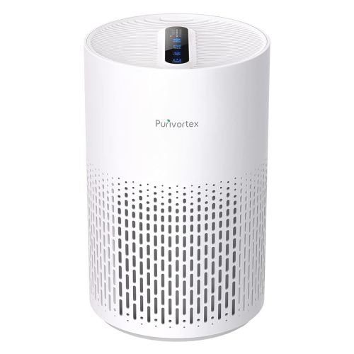 Air Purifiers for Home, H13 True HEPA Filter for Pollen, Smoke, Dusts, Pets Dander, Odor, Hair, Ozone Free, 20db Quiet for Bedroom, Living Room, SGS Certificaion - AC400 White