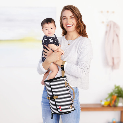Pronto Signature Changing Station - Black Stripe
