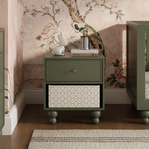 babyletto Astre Assembled Nightstand by Nate Berkus - Archival Elm