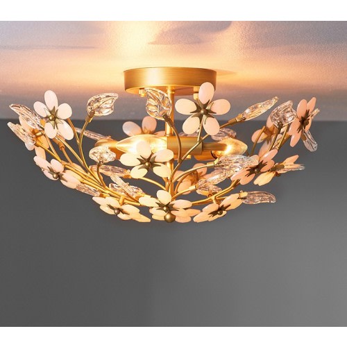 Grace Flower Flush Mount (18")