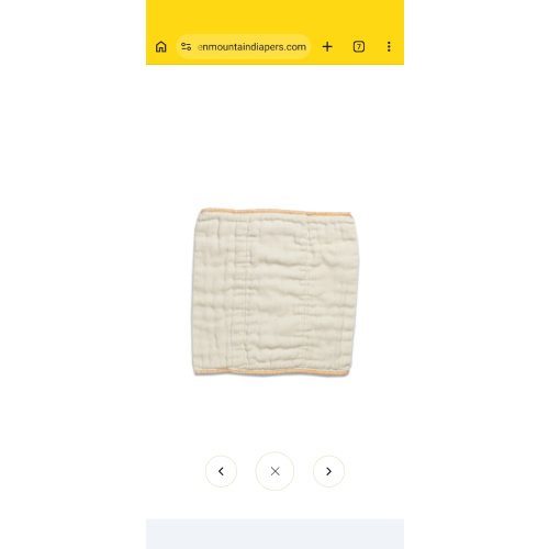 Cloth-eez Prefold Diapers - Organic Natural Unbleached