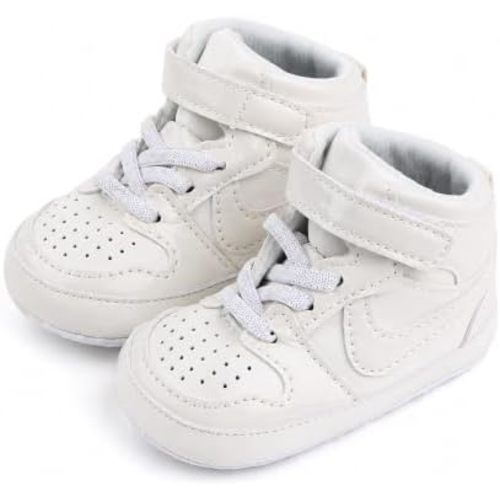 Infant Boy Girl Shoes Non-Slip Baby Walking High Top Basketball Sneakers