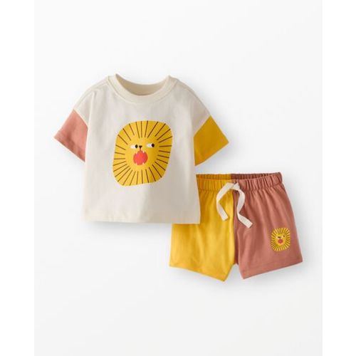 Baby Relaxed Fit Graphic T-Shirt & Shorts Set