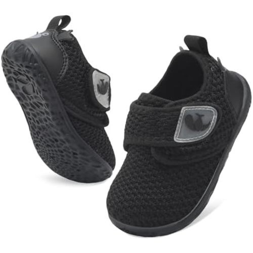 FEETCITY Baby Walking Shoes Barefoot Baby Shoes Infant Sneakers Newborn Crib Shoe Lightweight Flexible Slip On Shoe