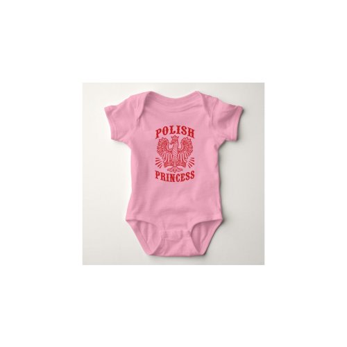 Polish Princess Baby Bodysuit | Zazzle