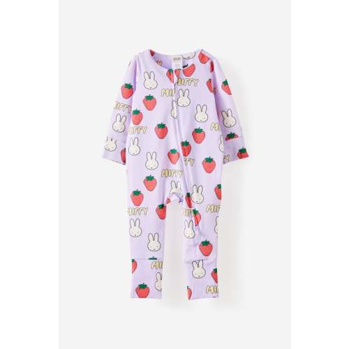 Miffy Long Sleeve Zip Romper