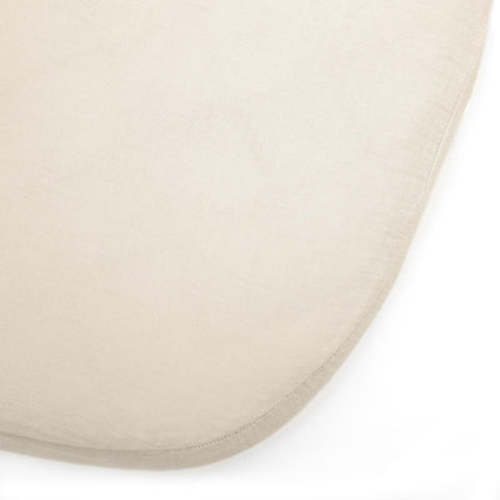 KUMI & KUKO Fitted Sheet - Milk - 100% Organic Cotton