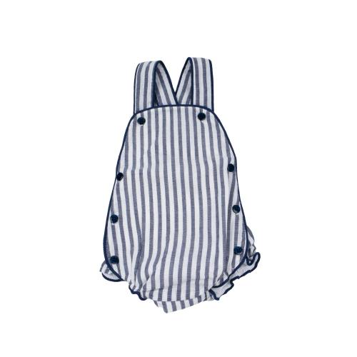 Robbie Linen Sleeveless Bubble Romper