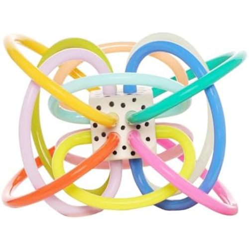 Manhattan Toy Winkel Colorpop Rattle & Sensory Teether Toy