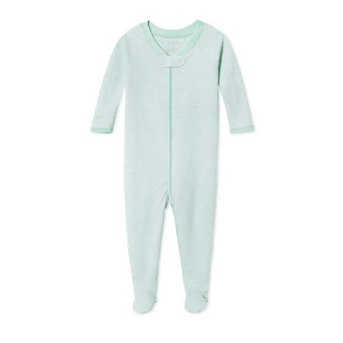 Baby Sleeper in Parisian Green — 0-3m