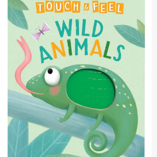 Wild Animals: A Touch and Feel Book - Children's Board Book - Educational