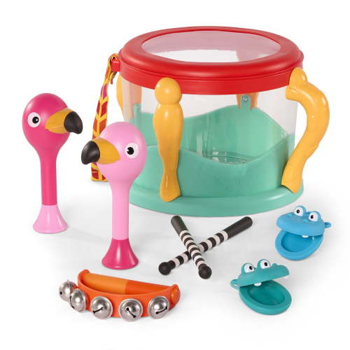 Battat Animal Jamboree Musical Instruments for Kids 18 Months +