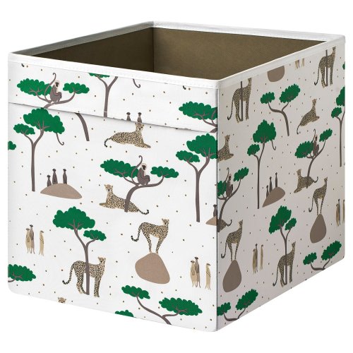 SANDLÖPARE Box - cheetah 13x15x13 "