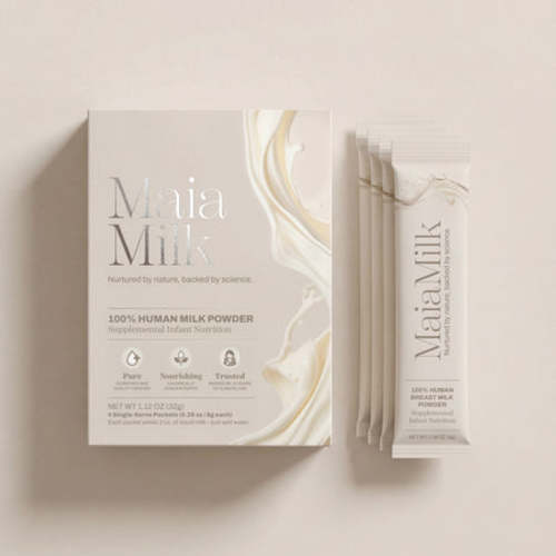 100% Human Breast Milk Powder Packets